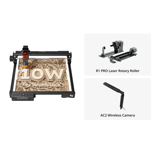Atomstack A10 Pro V2 lézergravírozó plotter 41x38cm | Hivatalos HU forgalmazó